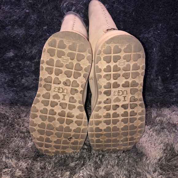 I HEART UGG KISSES GLITTER LEATHER SUEDE BOOTS - Picture 5 of 8